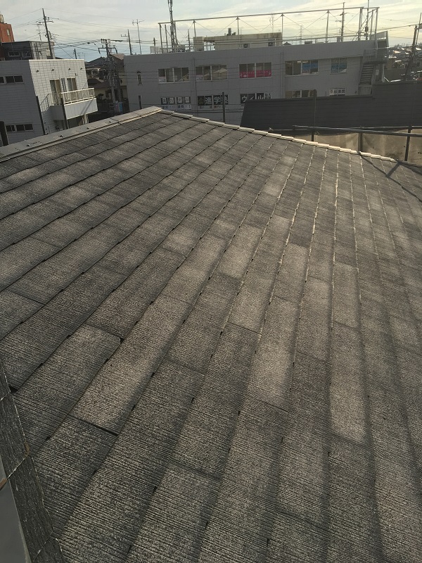 長野県中野市　屋根塗装　屋根・外壁０円診断　スレート屋根が劣化するとどうなるか