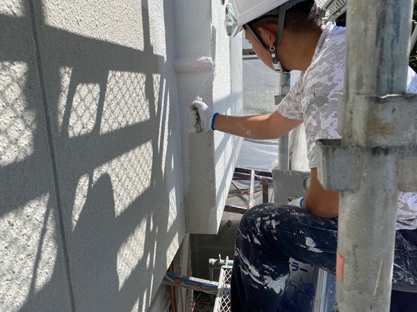 長野県岡谷市　外壁塗装　下塗り・中塗り・上塗りの役割　塗装業者の選び方