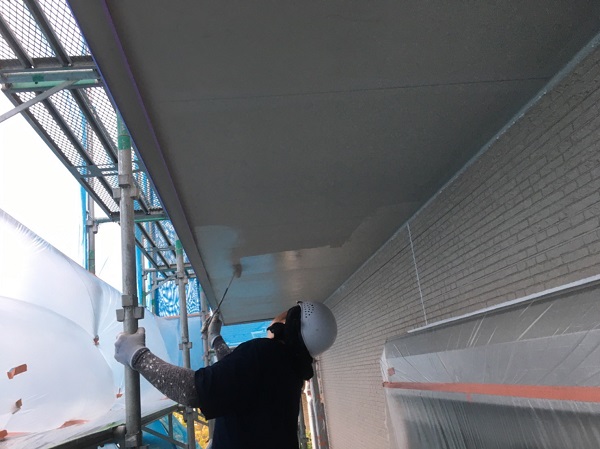 長野県松本市　外壁塗装　軒天塗装　軒天の役割　塗装の手順　ダメ込みとは