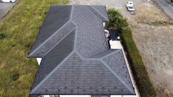 長野県塩尻市　屋根塗装　無料現場調査　ドローンでの撮影　屋根塗装の頻度 (1)