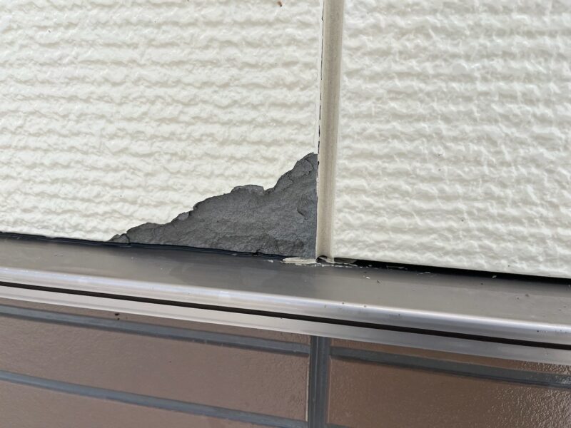 長野県諏訪市　M様邸　屋根・外壁塗装工事　サイディング破損部の補修