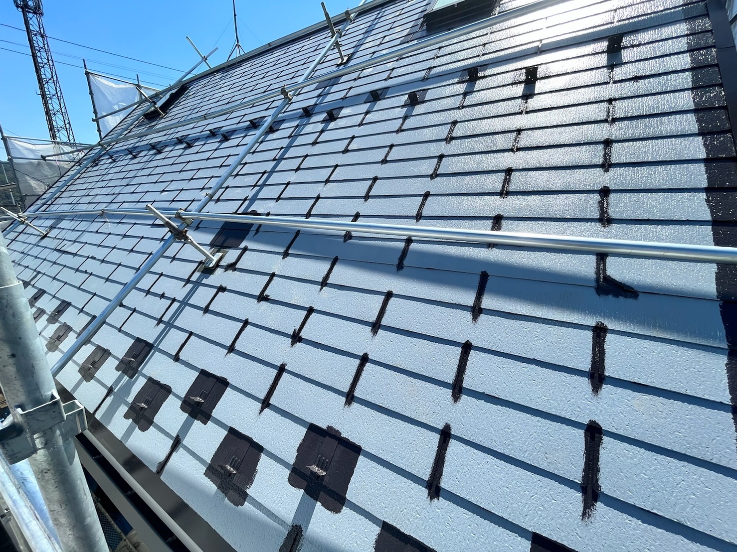 長野県上伊那郡　O様邸　屋根・外壁塗装工事　スレート屋根は10年を目安に塗装しましょう！