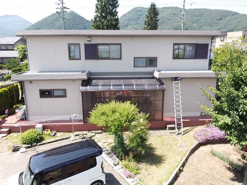 長野県塩尻市　T様邸　屋根塗装・外壁塗装工事　施工前と建物診断