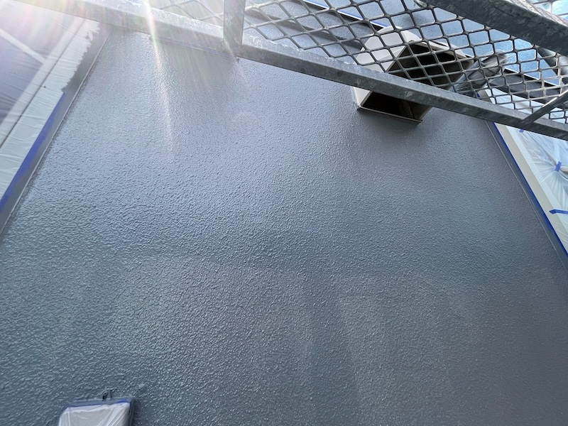 長野県松本市　K様邸　屋根塗装・外壁塗装工事　外壁の下塗り工程