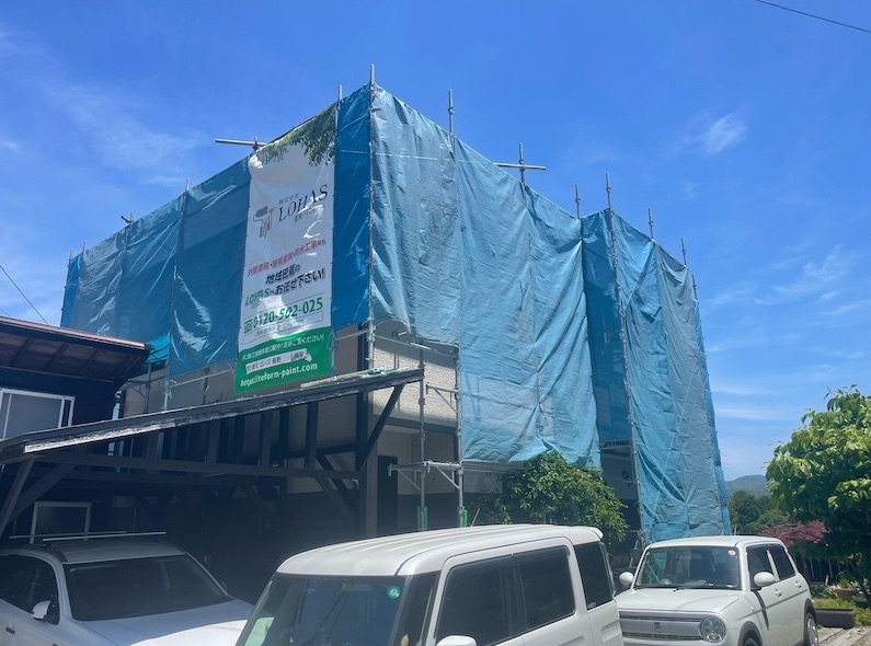 長野県上伊那郡辰野町|塗装工事では足場の設置が必須!