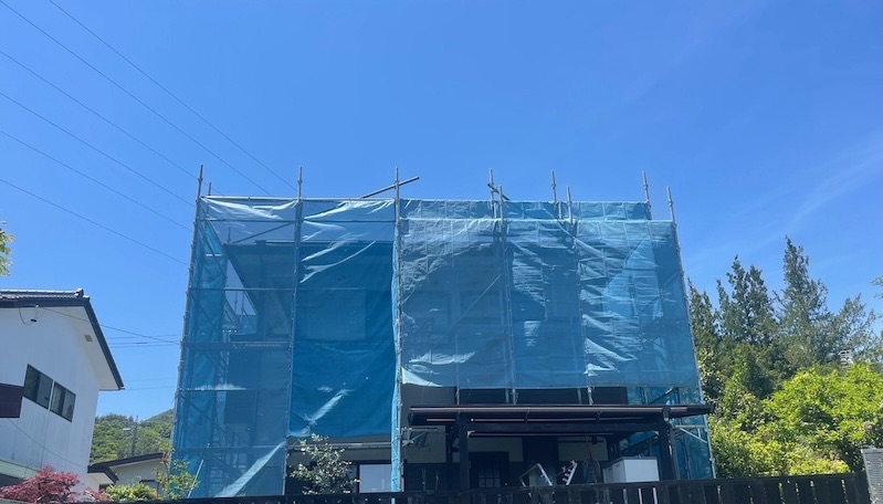 塗装前の高圧洗浄作業。洗浄中の注意点について|長野県上伊那郡辰野町