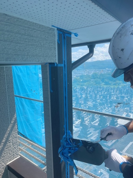 外壁目地シーリング工事 オートンイクシードを使いました!|長野県上伊那郡辰野町