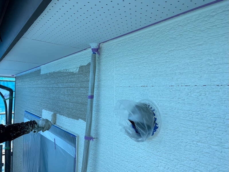 長野県上伊那郡辰野町|手抜きに繋がりやすい外壁塗装の下塗りに