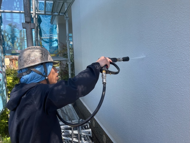 長野県松本市|塗装前の洗浄作業をレポート!洗浄中の注意点について