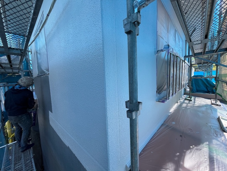 長野県松本市|外壁塗装仕上げ 超低汚染プラチナリファイン2000Si-IRで塗装しました!