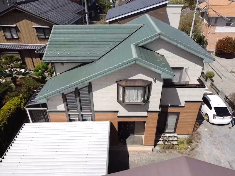 I様より外壁塗装工事のご依頼をいただきました!劣化調査と足場の組み立て設置までをご紹介!|長野県松本市