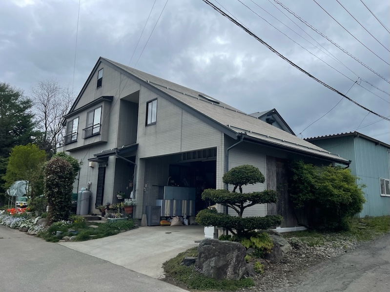 付帯部 軒天井の塗装と施工前・施工後をレポート|長野県上伊那郡