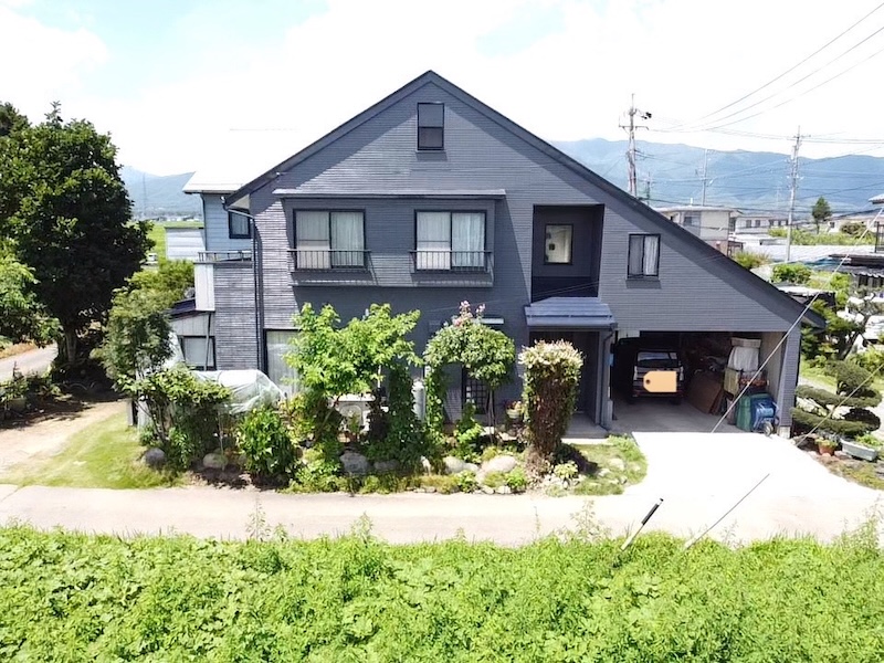 付帯部 軒天井の塗装と施工前・施工後をレポート|長野県上伊那郡
