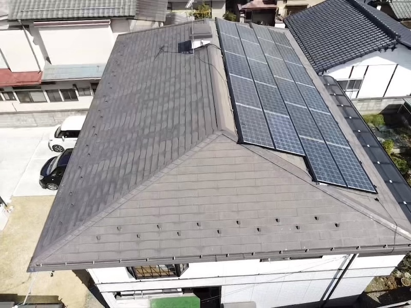 長野県松本市 M様邸 屋根塗装・外壁塗装工事のご依頼。施工前〜足場設置までをレポート