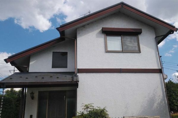 長野県大町市　外壁塗装　屋根工事　屋根カバー工法