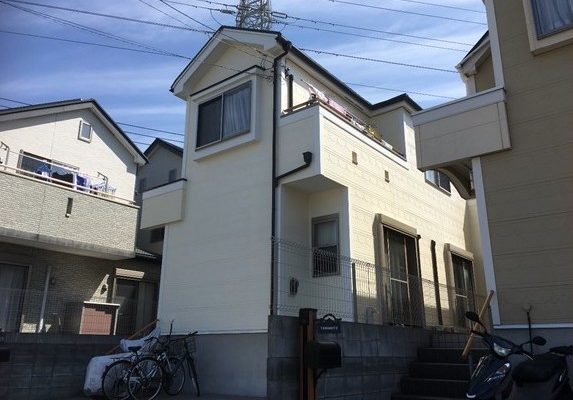 長野県駒ヶ根市　外壁塗装　屋根塗装　コーキング　細部塗装