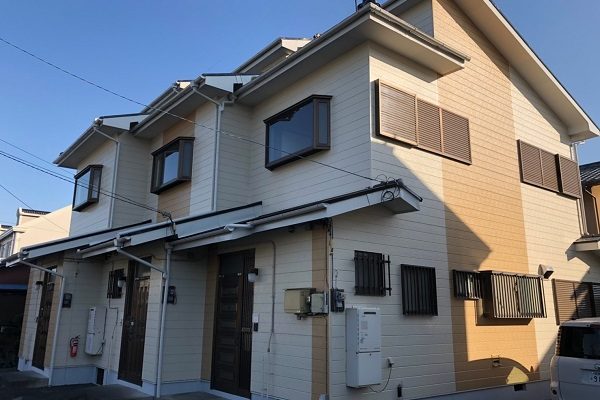 長野県長野市　外壁塗装　付帯部塗装　水谷ペイント ナノコンポジットW　定期訪問サポート