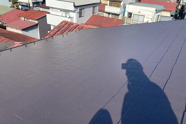 長野県諏訪市　K様邸　屋根遮熱塗装　屋上防水塗装 (2)