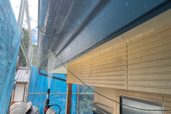 長野県松本市　H様邸　外壁塗装工事　高圧洗浄作業のポイント