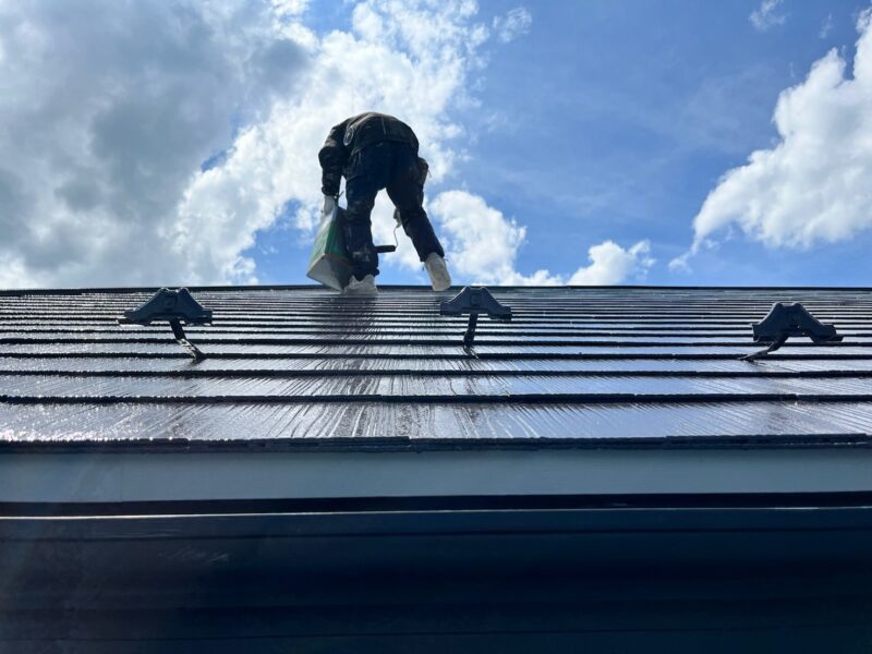 長野県諏訪市　外壁・屋根塗装工事　屋根遮熱塗装の効果