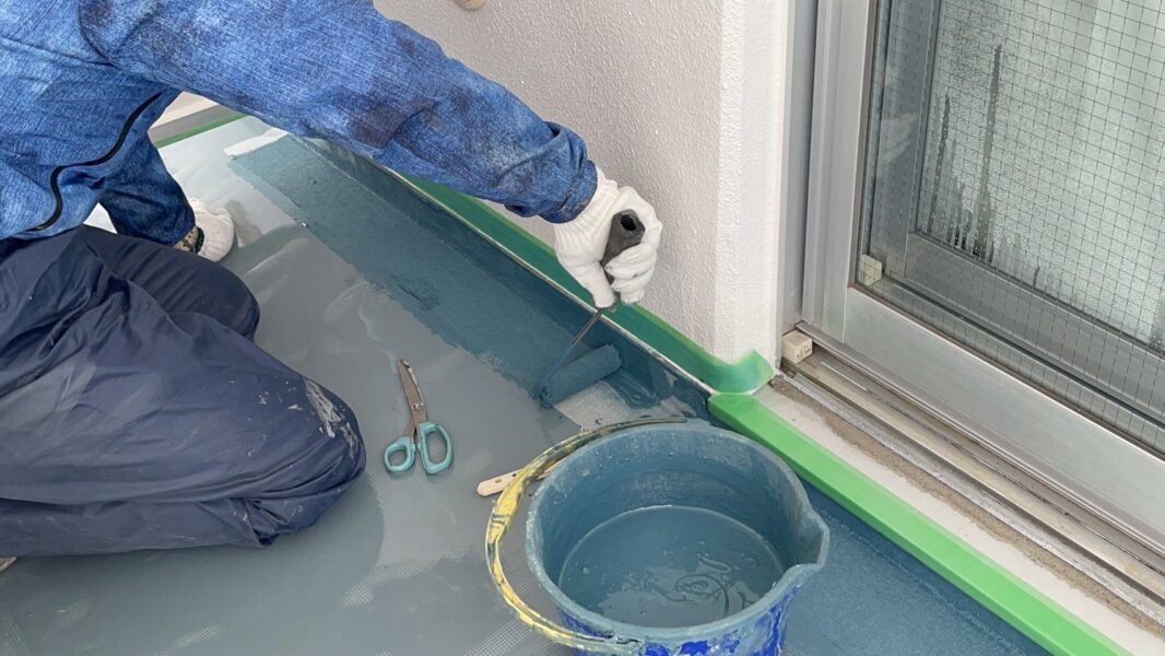 長野県松本市　アパート屋根・外壁塗装工事　防水工事の重要性