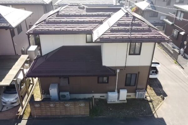 長野県諏訪市　M様邸　屋根・外壁塗装工事　LOHASはドローンでも調査できます！