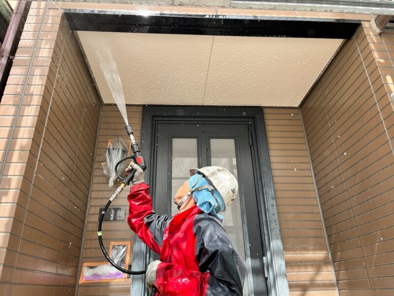 長野県諏訪市　M様邸　屋根・外壁塗装工事　高圧洗浄は建物全体に行うことが大切です！