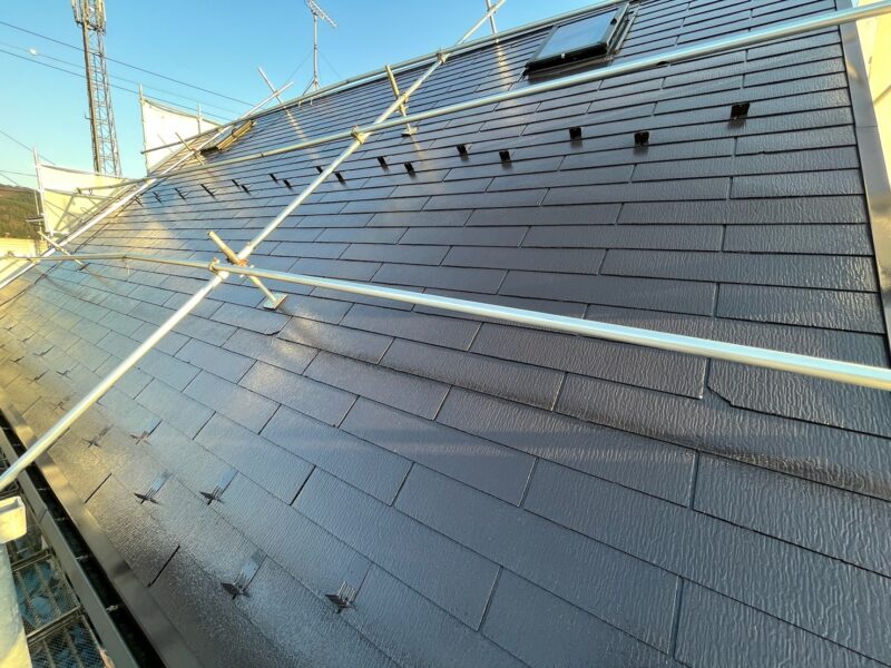 長野県上伊那郡　O様邸　屋根・外壁塗装工事　スレート屋根は10年を目安に塗装しましょう！