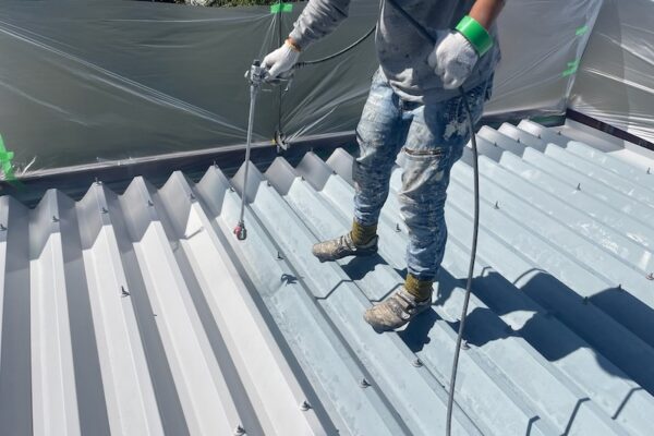 長野県塩尻市　T様邸　屋根塗装　高圧洗浄は飛散防止が大事！