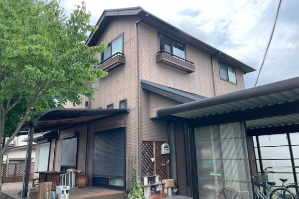 長野県松本市　K様邸　屋根・外壁塗装工事　施工前　建物診断の実施