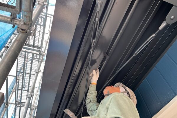 長野県松本市　S様邸　屋根・外壁塗装工事　水切りとデッキの塗装