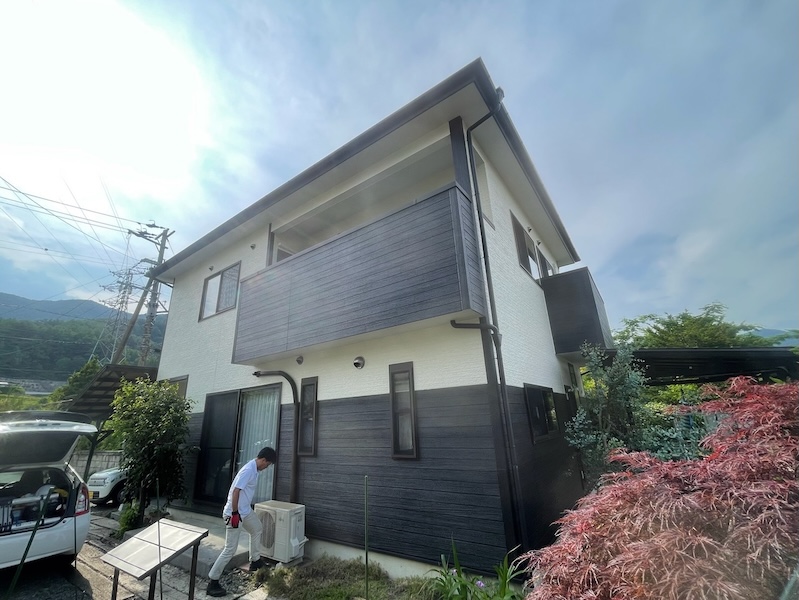 外壁塗装の施工前と施工後をレポート！｜長野県上伊那郡辰野町