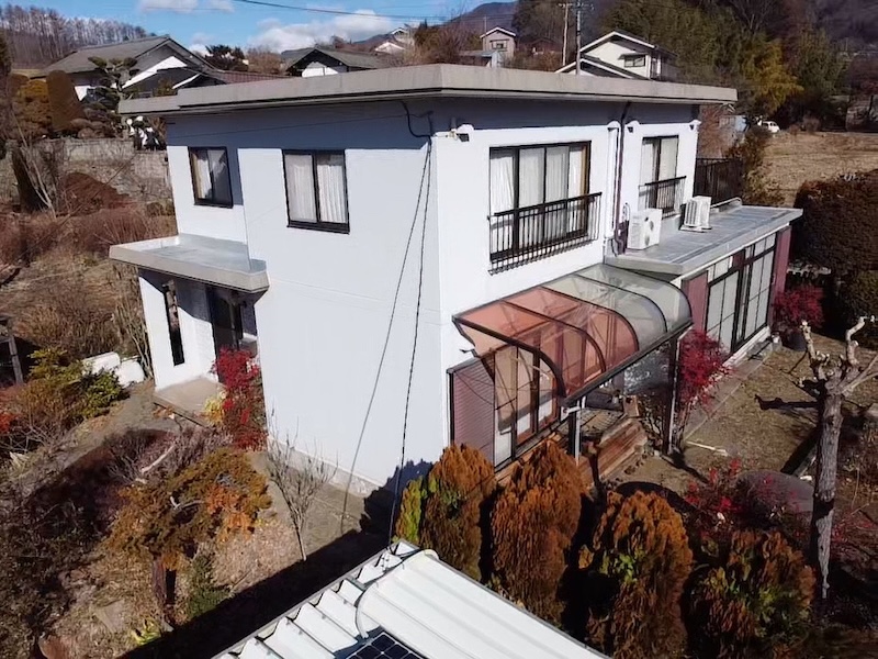 外壁塗装・屋根防水工事を実施！施工前をレポート｜長野県松本市