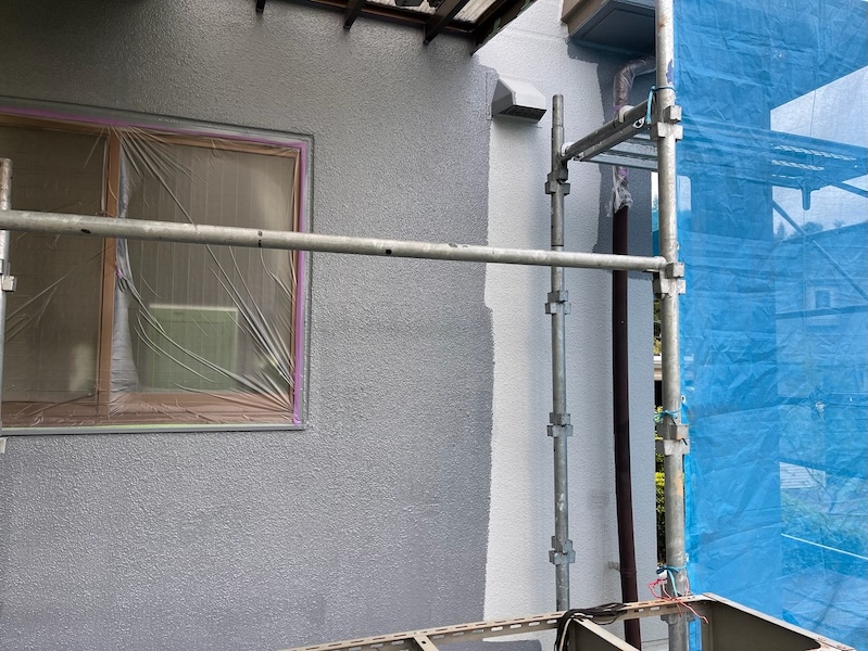 長野県松本市｜外壁塗装仕上げ 超低汚染プラチナリファイン2000Si-IRで塗装しました！