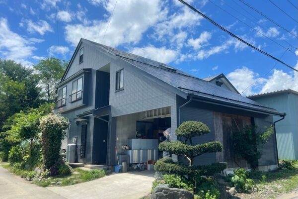 付帯部 軒天井の塗装と施工前・施工後をレポート｜長野県上伊那郡